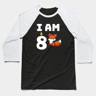 I Am 8 Baseball T-Shirt